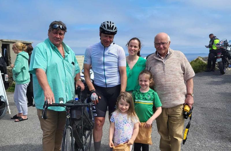 Third time lucky as Ballyshannon man  sets World Record for Malin-Mizen-Malin cycle