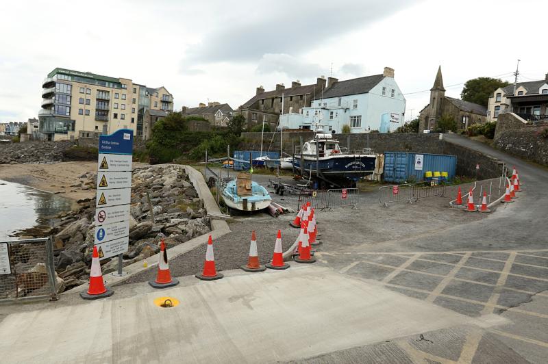 Work underway to ensure lifeboat has clear access to Bundoran Boat Quay