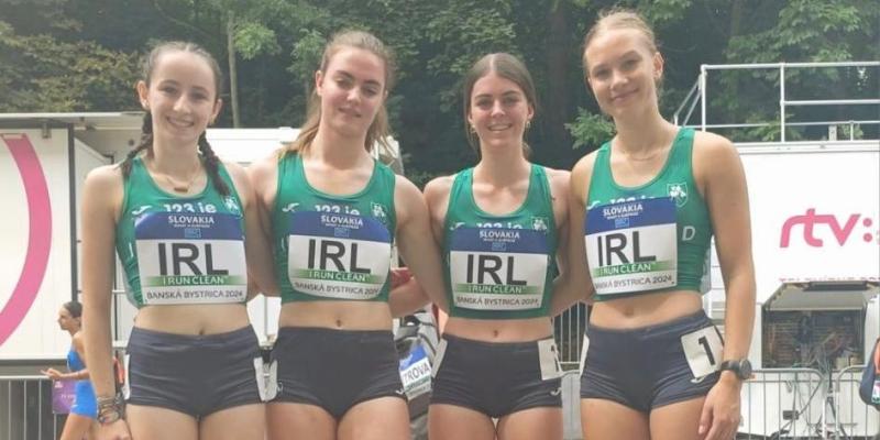 Erin Friel helps Ireland U18 medley relay team to new national record