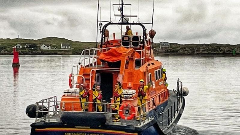 Arranmore RNLI called to assist an 11-metre yacht encountering difficulties