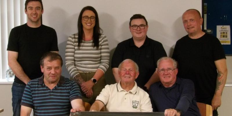 Curragh Athletic honour the retiring Eunan Brolly 