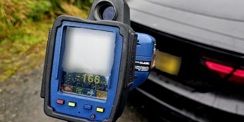 Gardai issue plea after driver clocked at 166km/h in Donegal