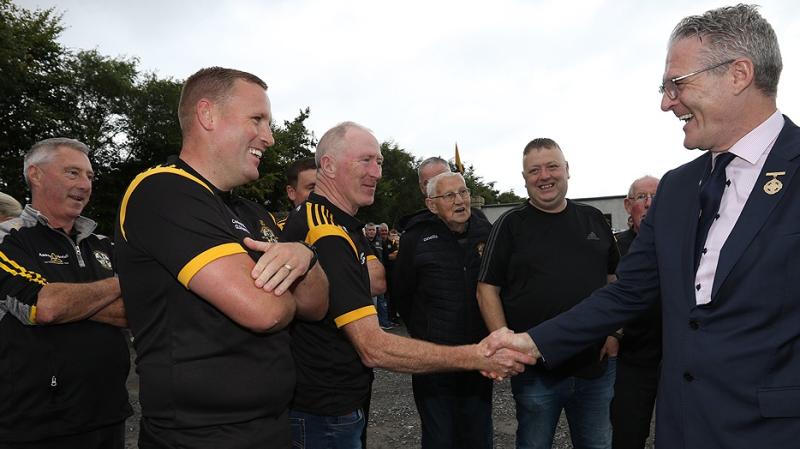 In Pictures: Jarlath Burns visits as Naomh Ultan celebrate 50th anniversary 