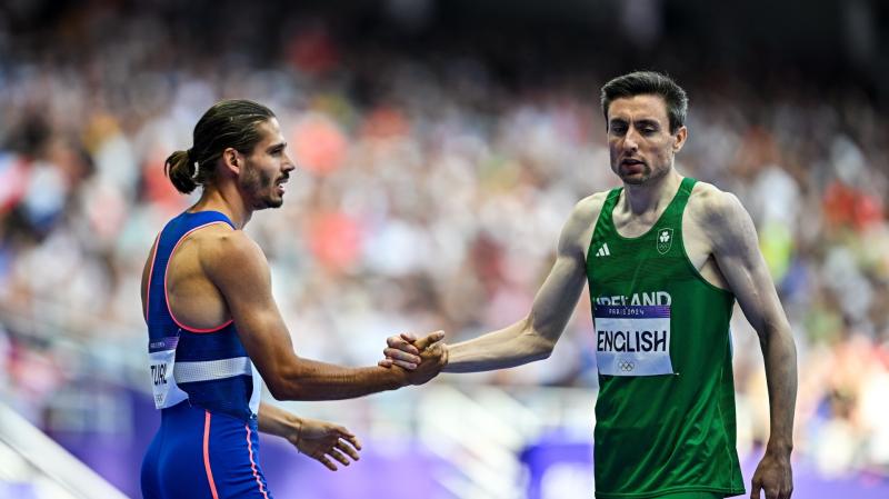 Mark English comfortably qualifies for 800m semi-final at Olympics in Paris