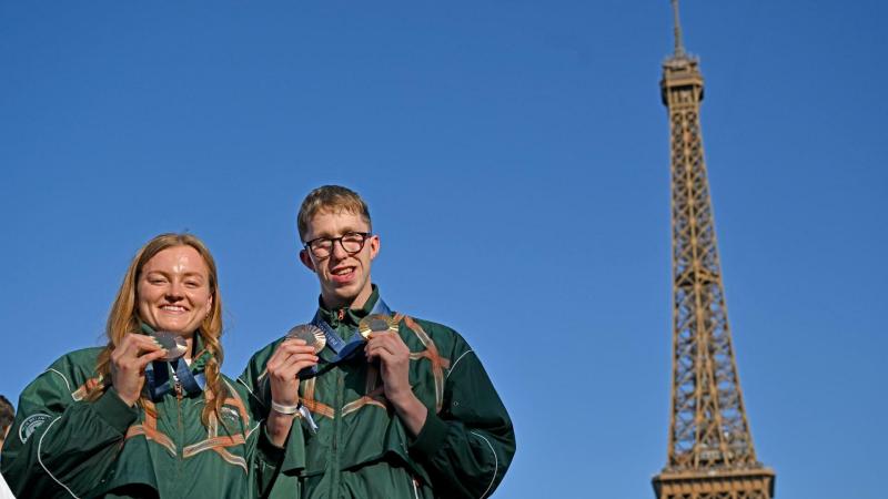 Mona McSharry and Daniel Wiffen to carry Irish flag at  Olympic's closing ceremony