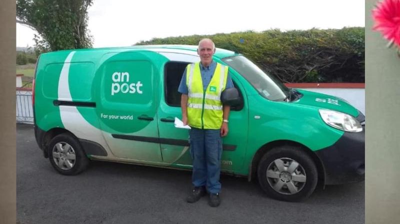 Local postman Thomas Loughlin delivers his last letter in Ballyshannon