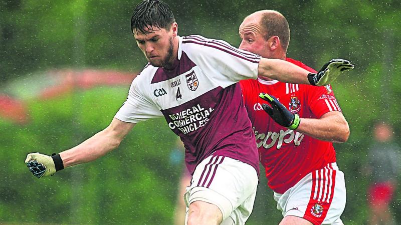 Daire McDaid slams four goals past Naomh Columba for Termon in IFC