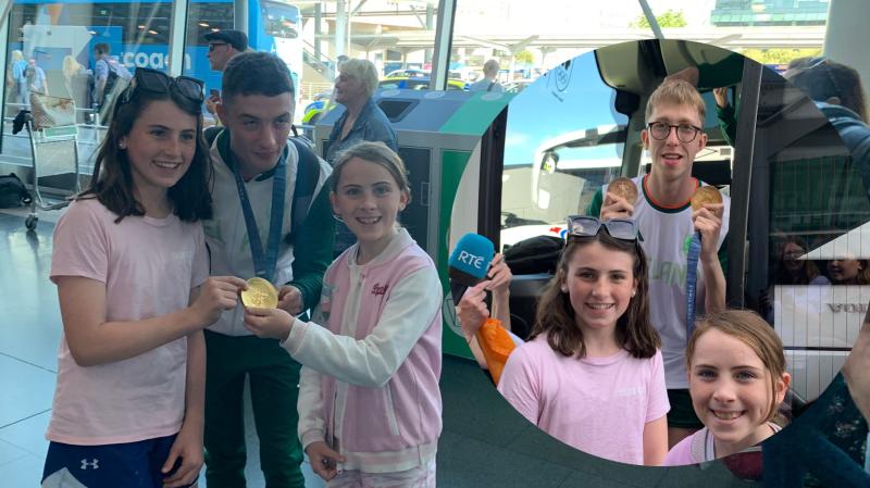  Burnfoot sisters meet Ireland's gold medal heroes at Olympic homecoming