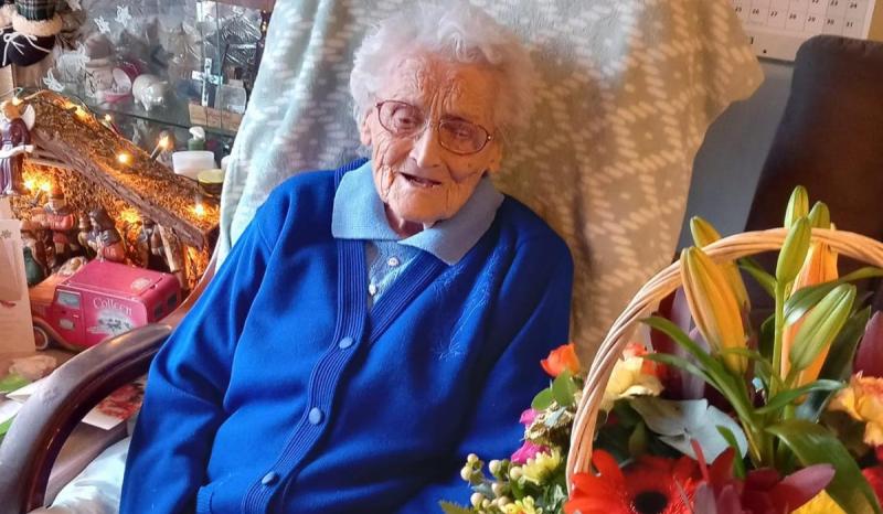 Ruby Druce from Castlefin now believed to be Ireland's oldest person