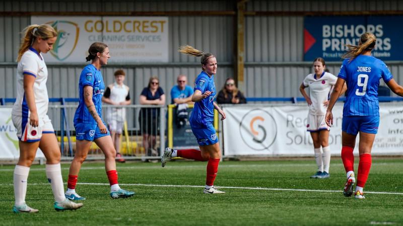 Erin McLaughlin nets for Portsmouth in 5-0 Chelsea U-21s rout 
