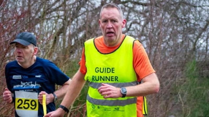 Inspiration: Man registered blind will run marathon to raise funds for Arranmore 