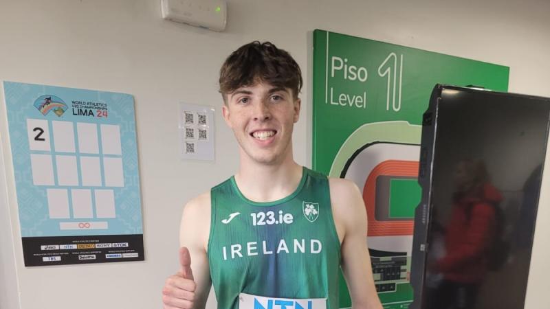 Fintan Dewhirst qualifies for the 400m hurdles semi-final at World U20 Championships