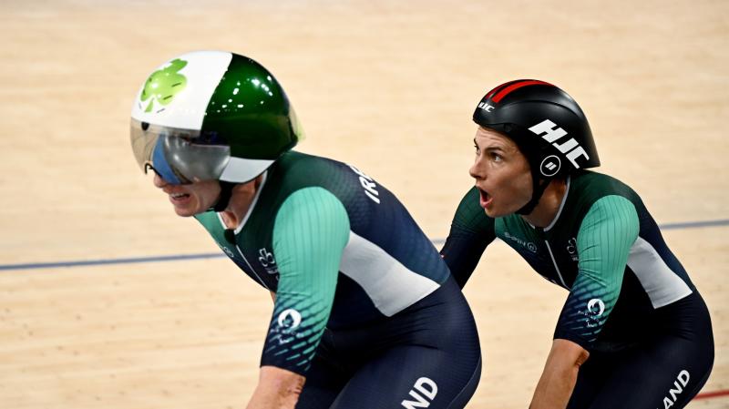 Katie George Dunlevy racing for gold this afternoon in Paris 