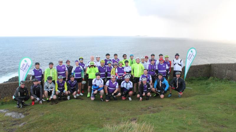 Malin to Mizen cycle for cystic fibrosis on track to raise over €1 million since 2016