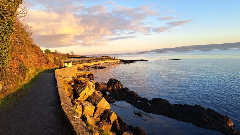 Improvements being made to make Moville shore path more accessible