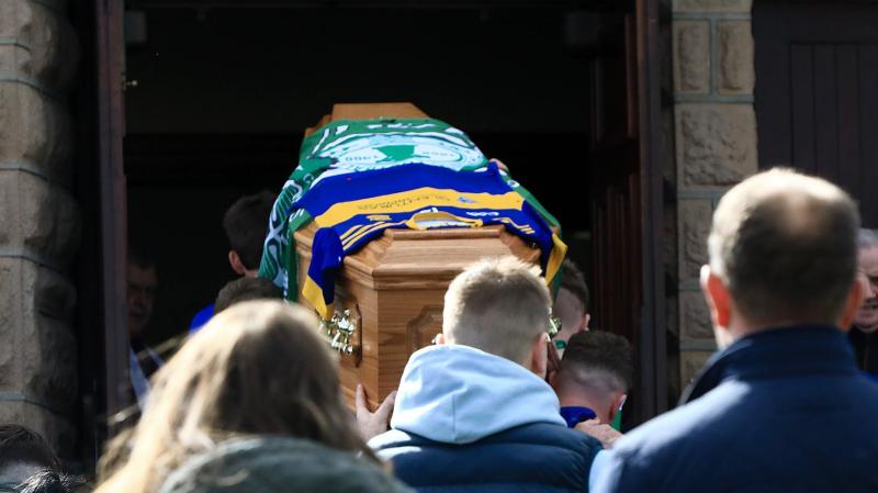 Muff comes to a stand-still as Naomh Padraig star Evan Craig is laid to rest
