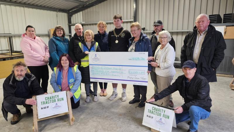 Muff tractor run raises over €2000 for Friends of Inishowen Hospice