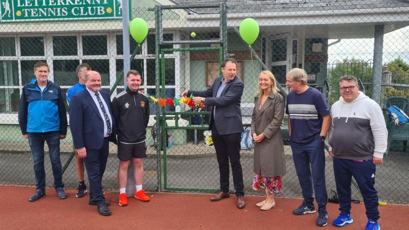 Letterkenny Tennis Club’s new facilities launched 