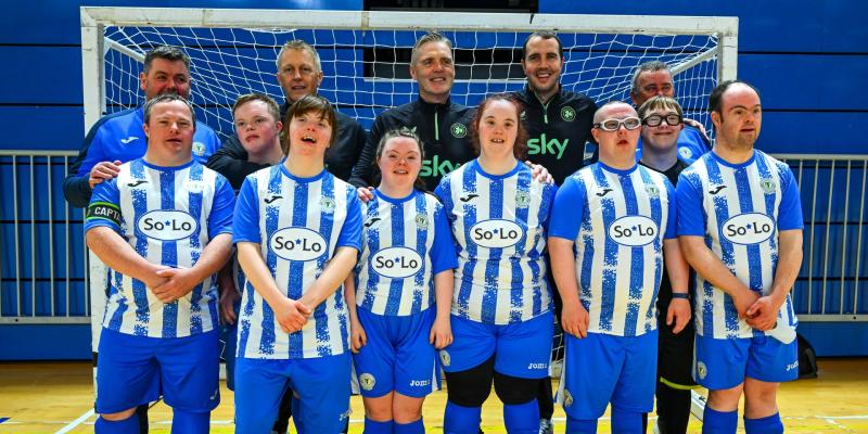 Irish management surprise visitors as Finn Harps win LOI Down Syndrome Futsal Cup