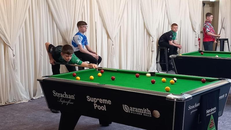 Ballybofey’s Darragh Gallagher wins U-15 Northern Ireland Pool Championship