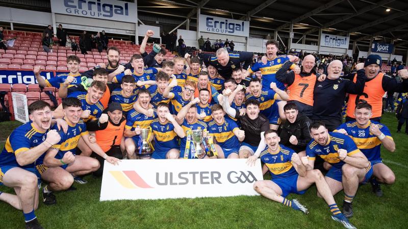 Naomh Padraig, Uisce Chaoin crowned Ulster Junior Football Champions 