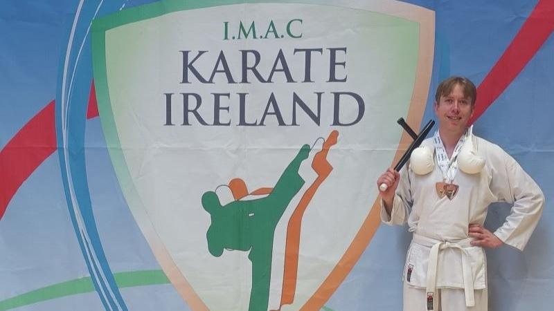 Gerard Foley claims triple honours at Karate Ireland National Championship