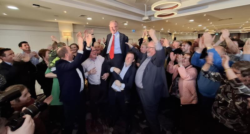 General Election: Frank Feighan is elected in Sligo Leitrim South Donegal