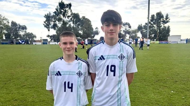 Donegal duo triumph in Cyprus with Northern Ireland U-15s