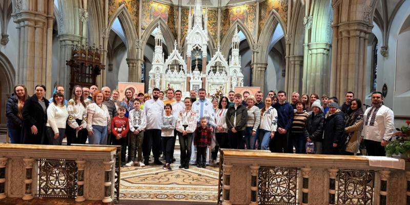 Mass celebrated in Ukrainian for first time at St Eunan's Cathedral