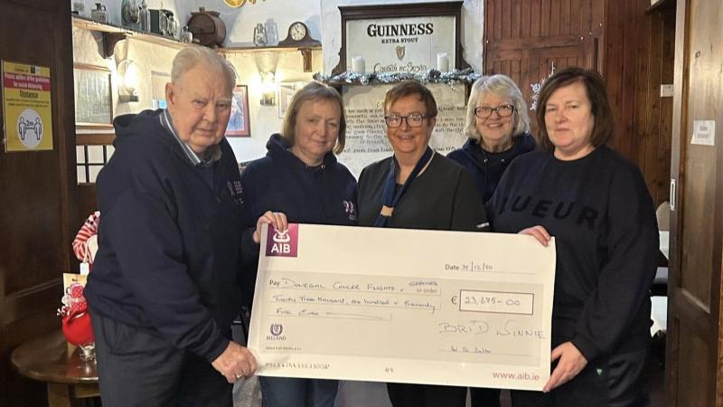 Bríd Sweeney sees out her 366-day charity walk  - with a broken arm and €23k raised