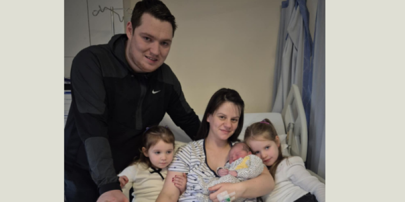 Meet Norah O'Hara, the first baby born at Letterkenny hospital in 2025