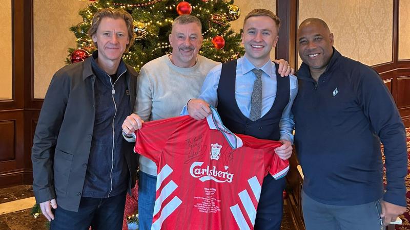 Liverpool legends John Barnes and John Aldridge make Letterkenny appearance