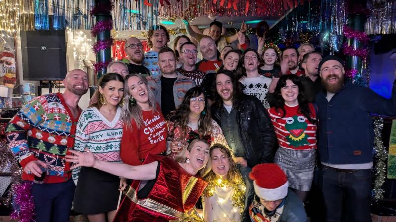Letterkenny's Swilly Inn Jumper Party raises €9,300 for Greg Fitzgerald’s recovery