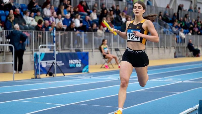 Encouraging start to 2025 for Letterkenny AC's Erin Friel at National Indoor League