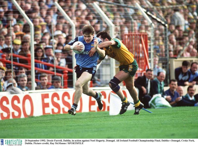 Keeping three players up will stretch the field - Naomh Columba's Noel Hegarty
