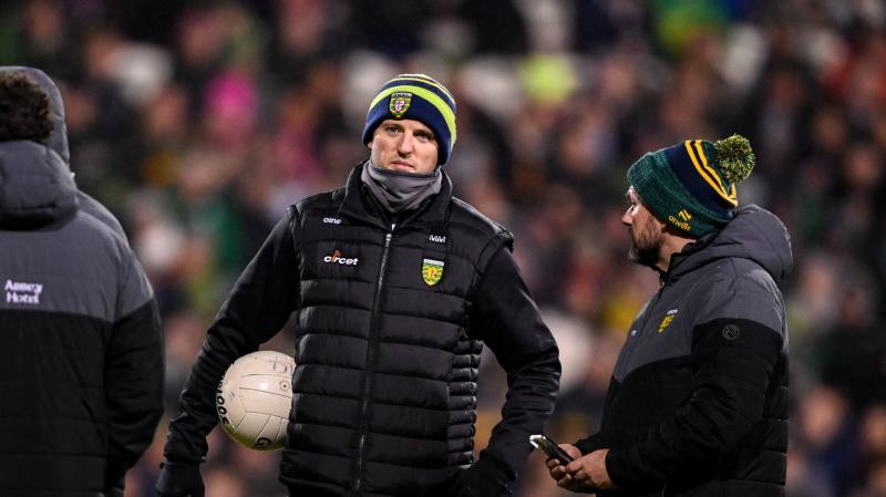 McGee says Donegal hope to re-introduce Murphy in 'the next couple of weeks'