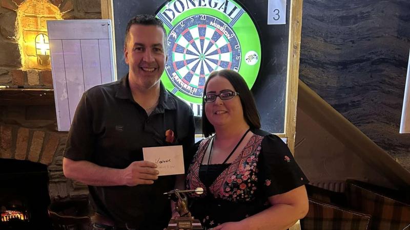 Gerard McGlynn the main man once more at Lennon Lodge Annual Darts Competition 