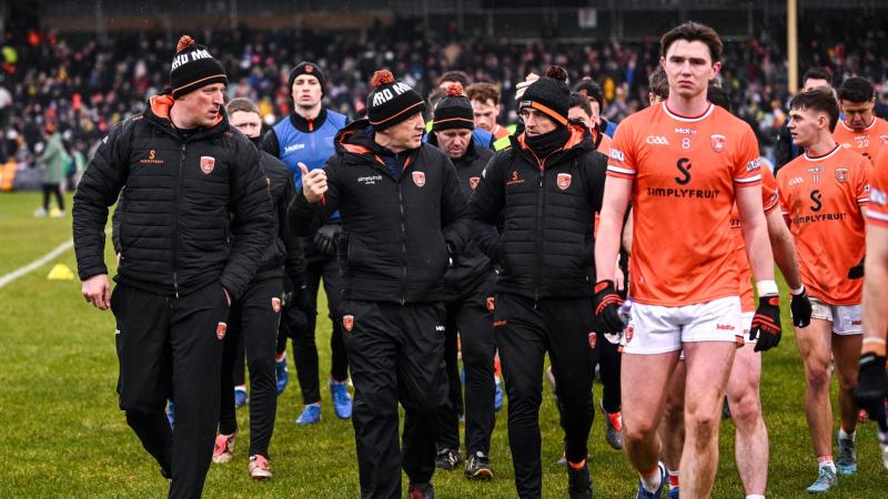 Armagh 'well in game' before Aidan Forker sending off insists Kieran McGeeney 
