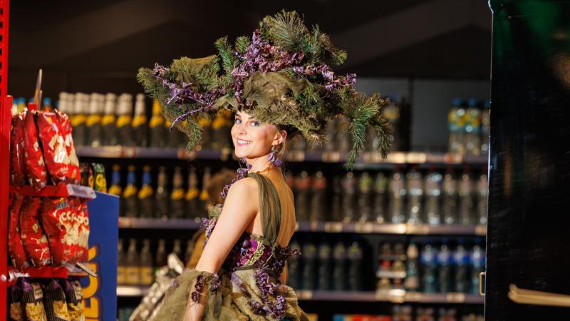 PCC Falcarragh designers help announce Junk Kouture and Eurospar partnership