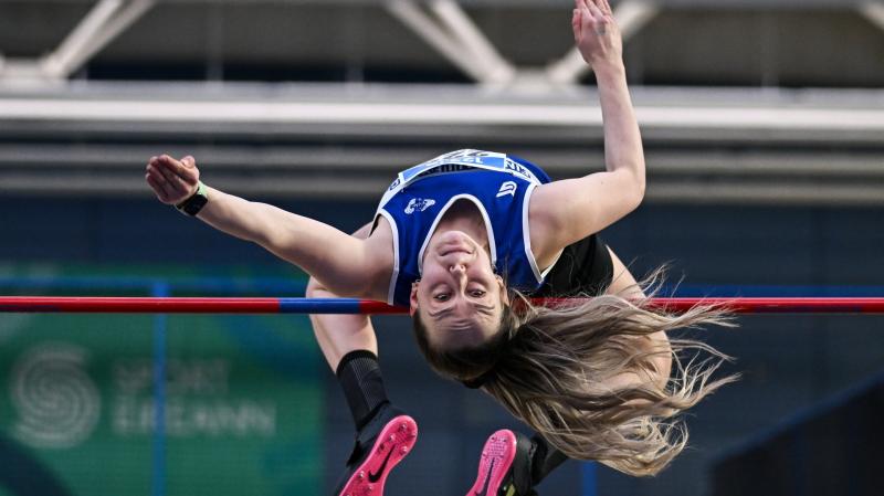 Golden girl Sommer Lecky soars to latest national indoor title
