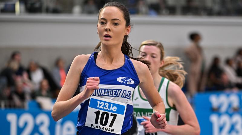 Roisin Flanagan excels to take 3,000m gold at National Indoors