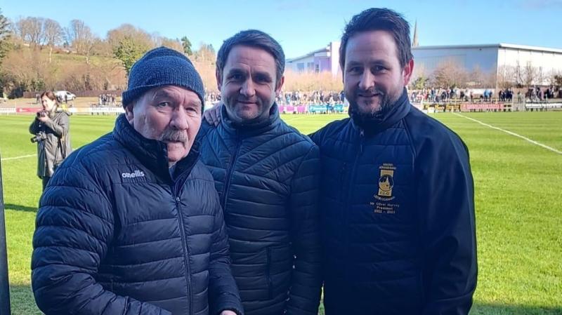 St Eunan's GAA club pay their respects to the late Charlie Harvey 