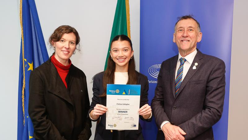 St Columba’s College Stranorlar student wins Rotary Youth Leadership Competition