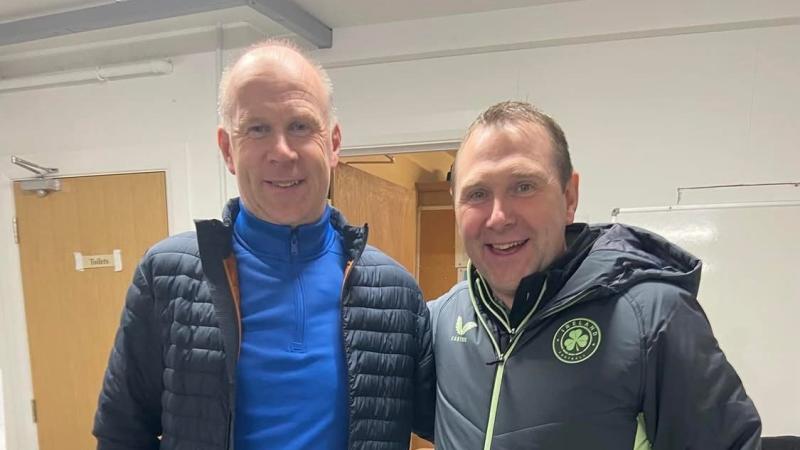  Ireland U-19 manager Tom Mohan delivers elite coaching session at Mulroy Academy