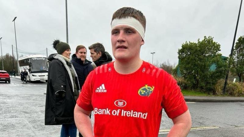 Former Letterkenny RFC underage star Dave Geoghan makes Munster U-19 bow