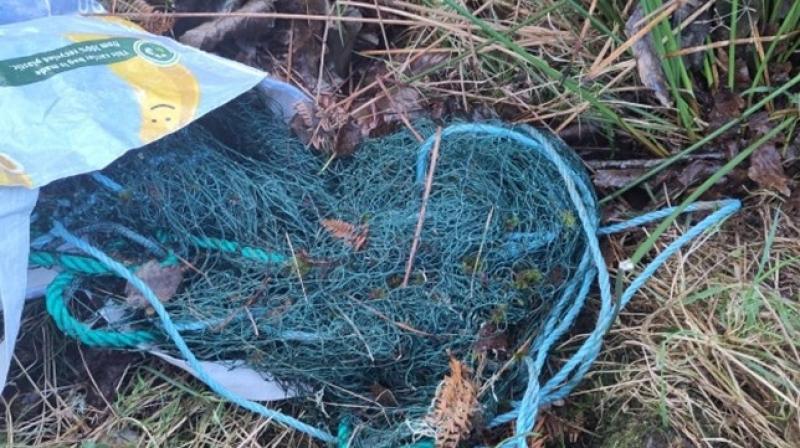 Fishing net found hidden in hedge seized near Killybegs