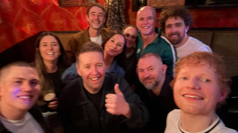 Superstar Ed Sheeran plays surprise gig at Moville man’s pub in Boston