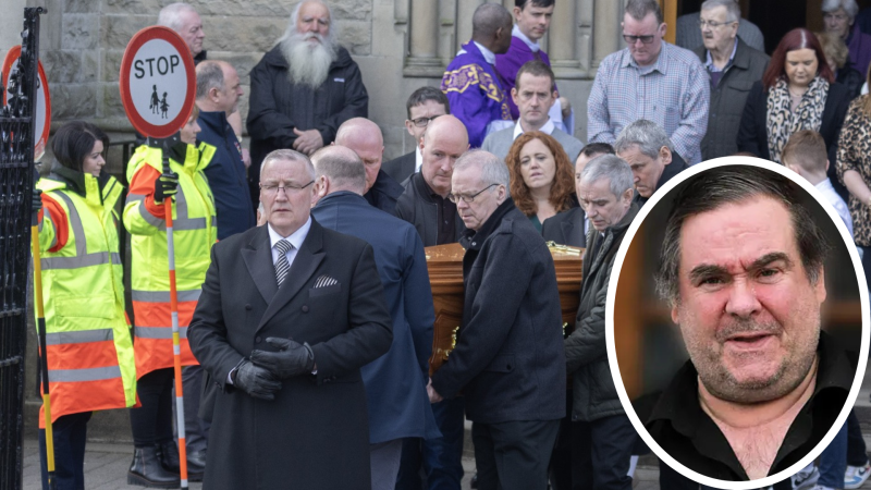 Traffic halts one last time for 'salt of the earth' lollipop man Anthony Gallagher
