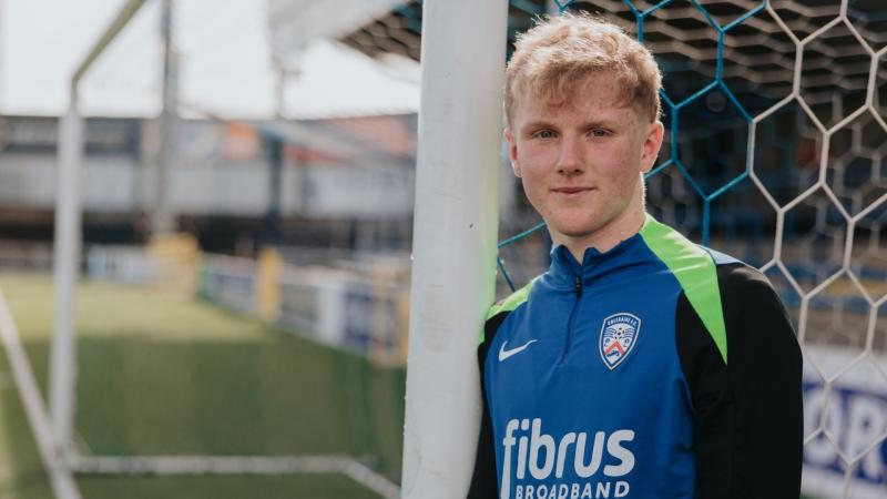 'I'm delighted': Harry Pearson signs first pro deal at Coleraine 
