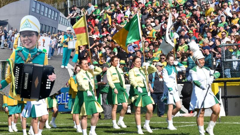 The Cloughaneely Band poignantly remember Enya McMurrough at MacCumhaill Park